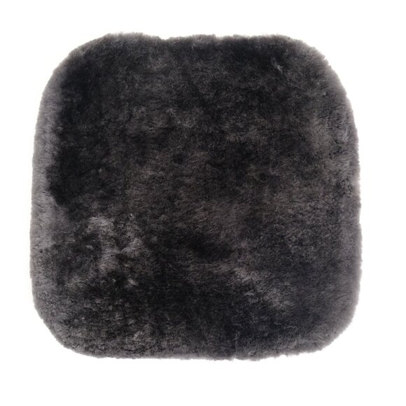Natural Automotive Classic Sheepskin Chair Pad | 1-Piece | Carbon grey - Picture 2 of 5